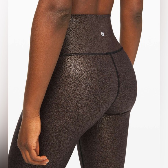 Lululemon Wunder Under Crop High Rise Foil Leggings - Picture 4 of 7
